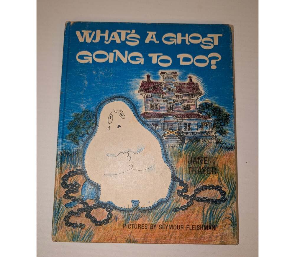Vintage 1966 What's A Ghost To Do? Gus Hardcover Children's Picture Book